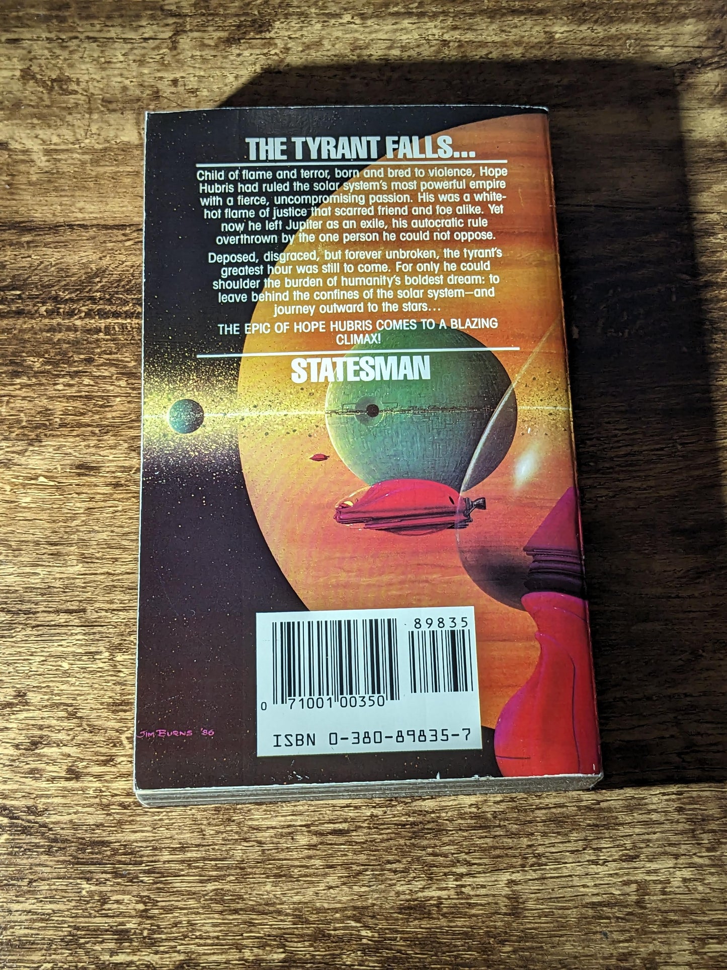 Statesman (Bio of Space Tyrant #5) by Piers Anthony - 1986 First Avon Printing