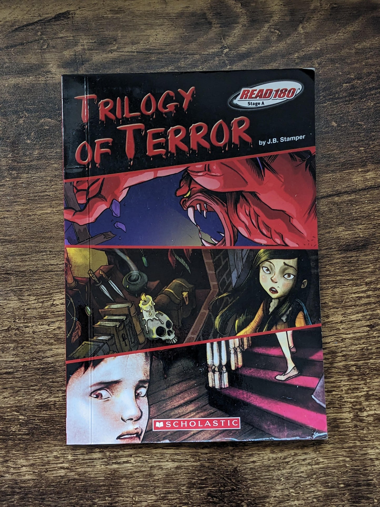 Trilogy of Terror (Horror Comic Anthology) by JB Stamper - Paperback