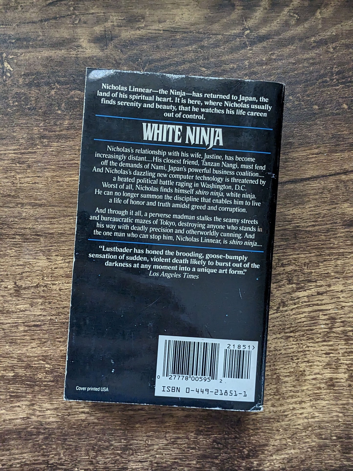 White Ninja (Mass Market Paperback) by Eric Van Lustbader