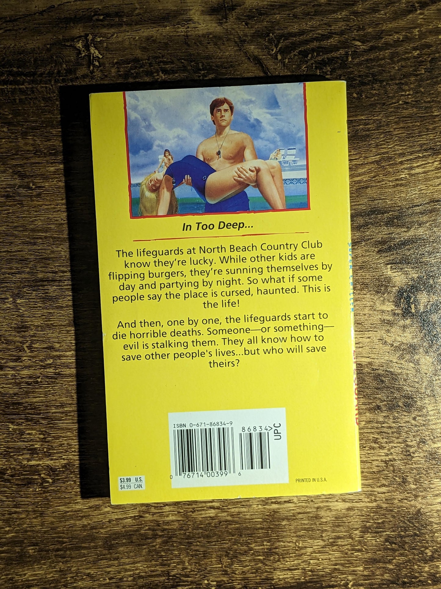 Dead Lifeguard, The (Fear Street Super Chiller #6) by R.L. Stine - Vintage Paperback