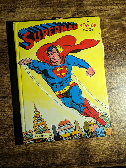 Superman: A Pop Up Book (Rare Vintage Hardcover) - Excellent Condition First Print