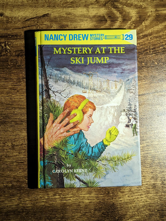 Mystery at the Ski Jump (Nancy Drew Mysteries #29) by Carolyn Keene - Vintage Hardcover