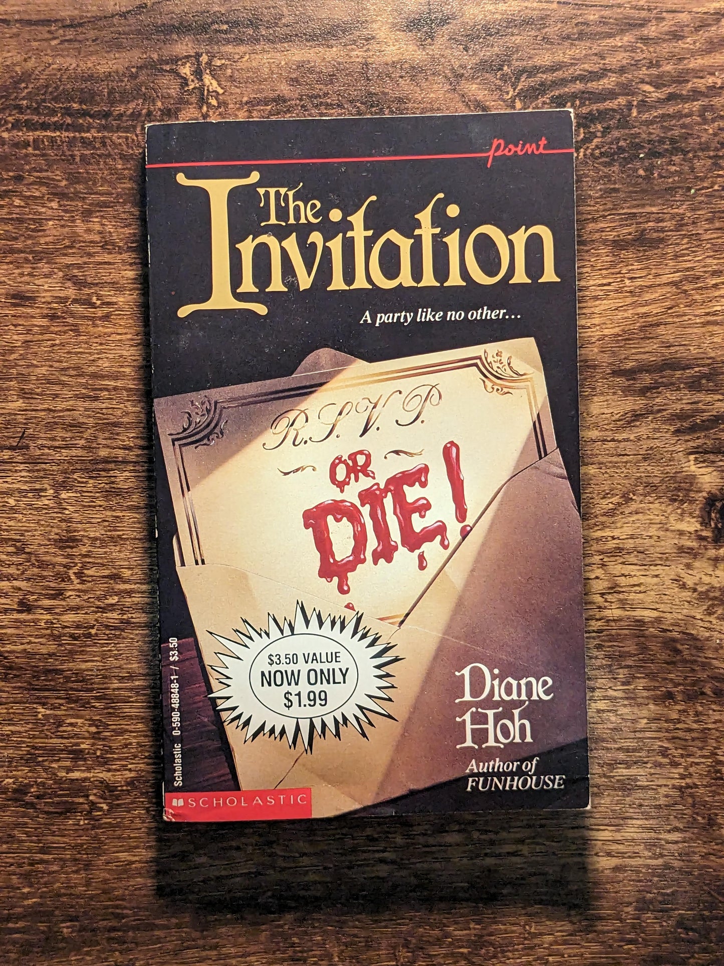 Invitation, The (Point Horror) by Diane Hoh - Vintage Paperback