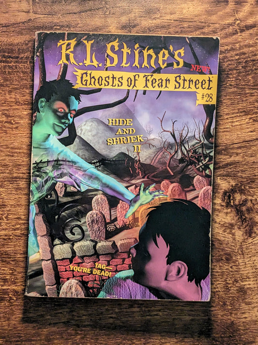 Hide and Shriek II (Ghosts of Fear Street #28) R.L. Stine - Vintage Paperback