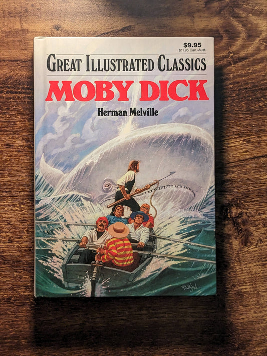 Moby Dick (Great Illustrated Classics) by Herman Melville - Vintage Hardcover