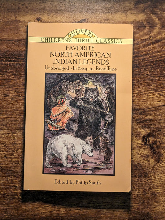 Favorite North American Indian Legends (1994 Vintage Paperback) Dover Thrift Editions