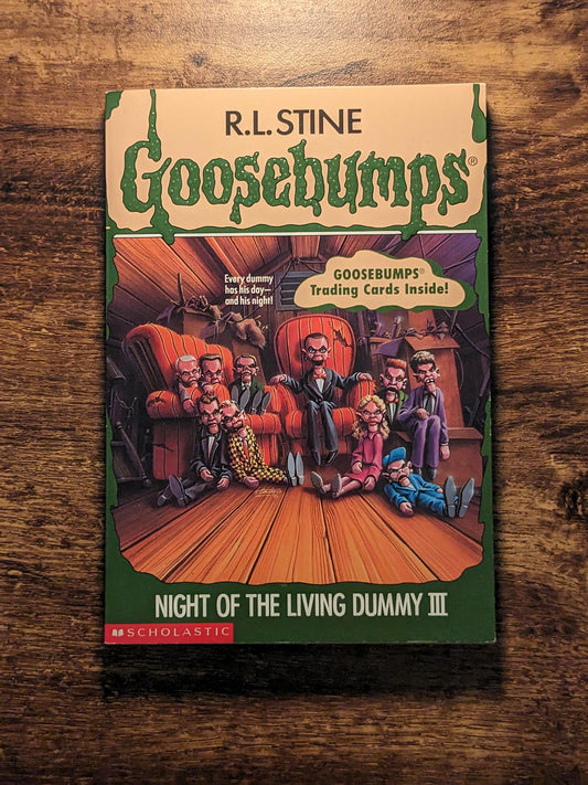 Night of the Living Dummy III (Goosebumps #40) R.L. Stine - Vintage Paperback