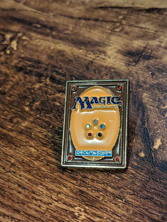 Magic The Gathering Enamel Pin (Approx. 1.5x.75'') Hand-Painted Retro Deckmaster Gift