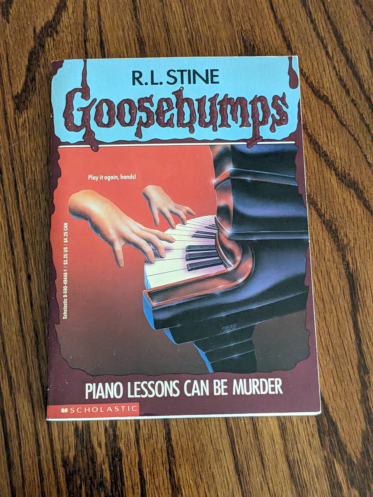 Piano Lessons Can Be Murder (Goosebumps #13) R.L. Stine Vintage Paperback