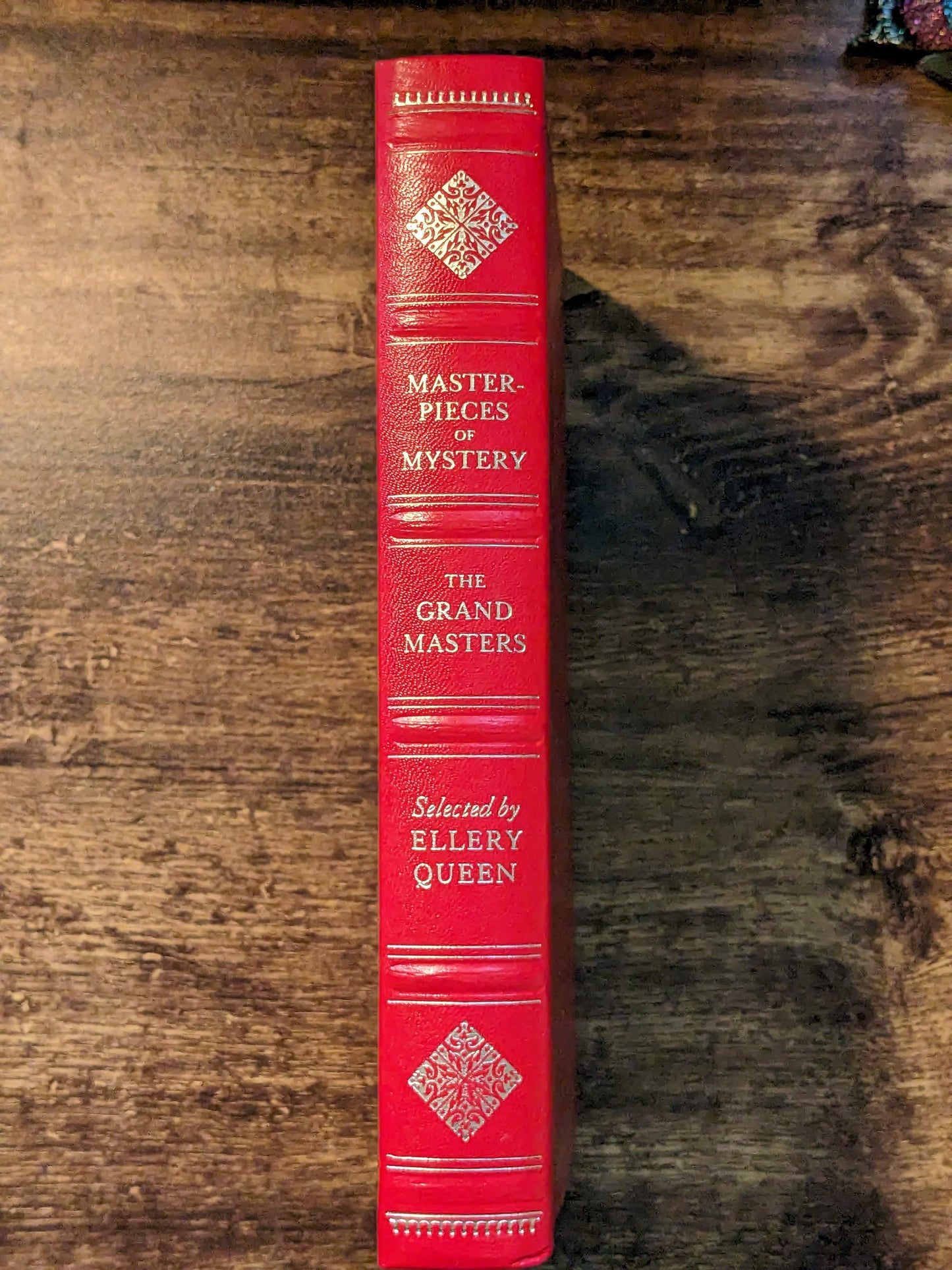 Grand-Masters, The (Masterpieces of Mystery) Selected by Ellery Queen - Vintage Red Leatherbound Edition