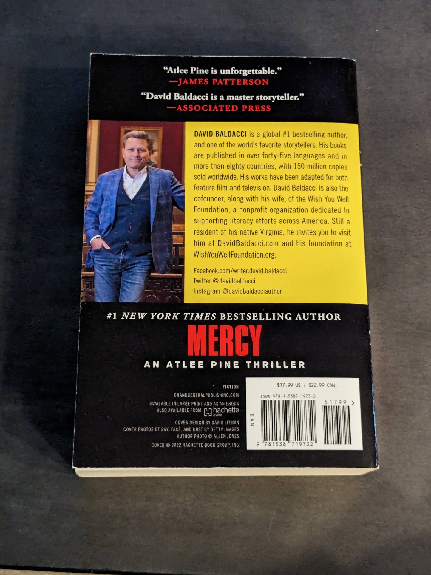 Mercy (Atlee Pine #4) by David Baldacci - Paperback