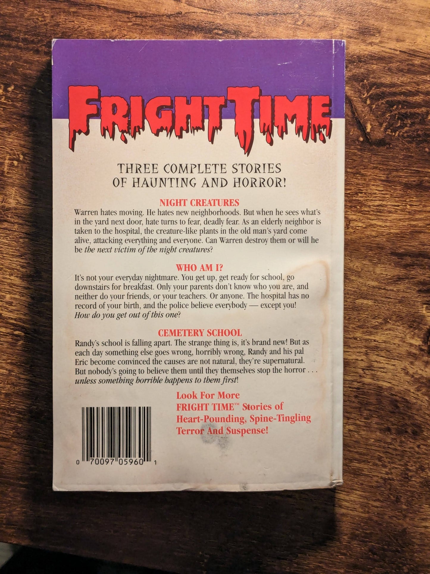 Fright Time #6 (Vintage Paperback Anthology)