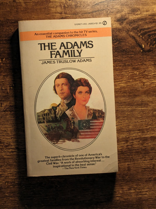 Adams Family, The (1976 Paperback) by James Truslow Adams