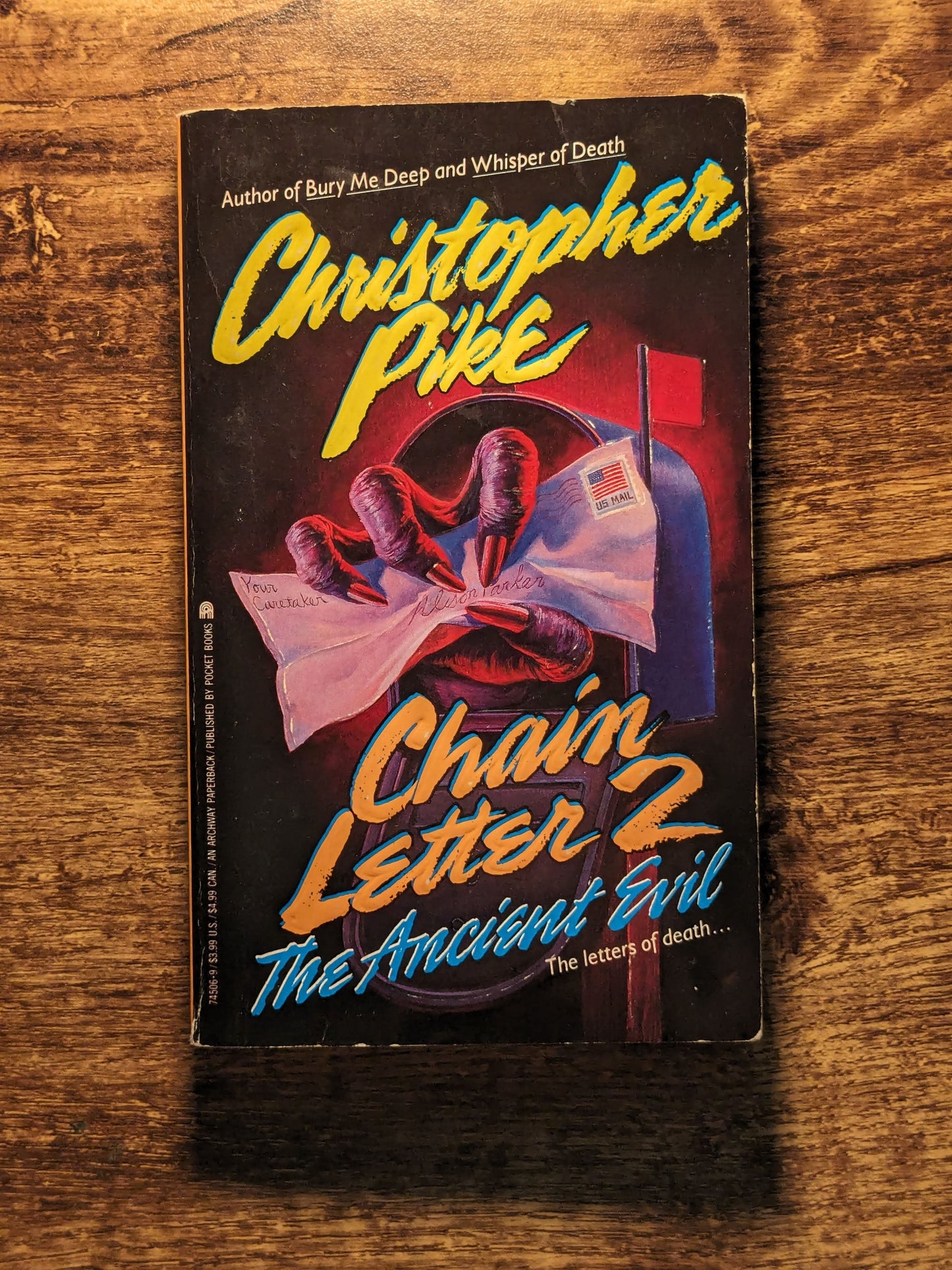 Chain Letter 2: Ancient Evil (Vintage Paperback) by Christopher Pike