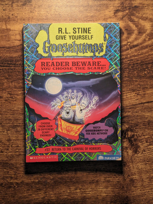 Return to the Carnival of Horrors (Give Yourself Goosebumps #22) by R.L. Stine - Rare Paperback