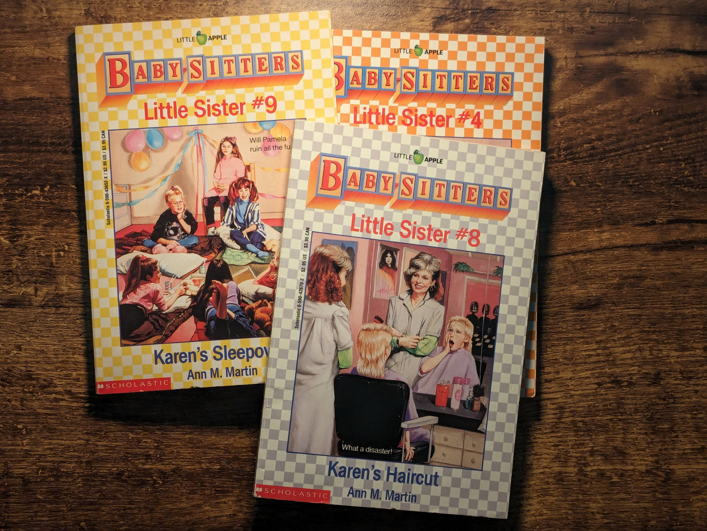 BABYSITTERS LITTLE SISTER 3pk by Ann Martin - Paperback Books #4, 8, 9