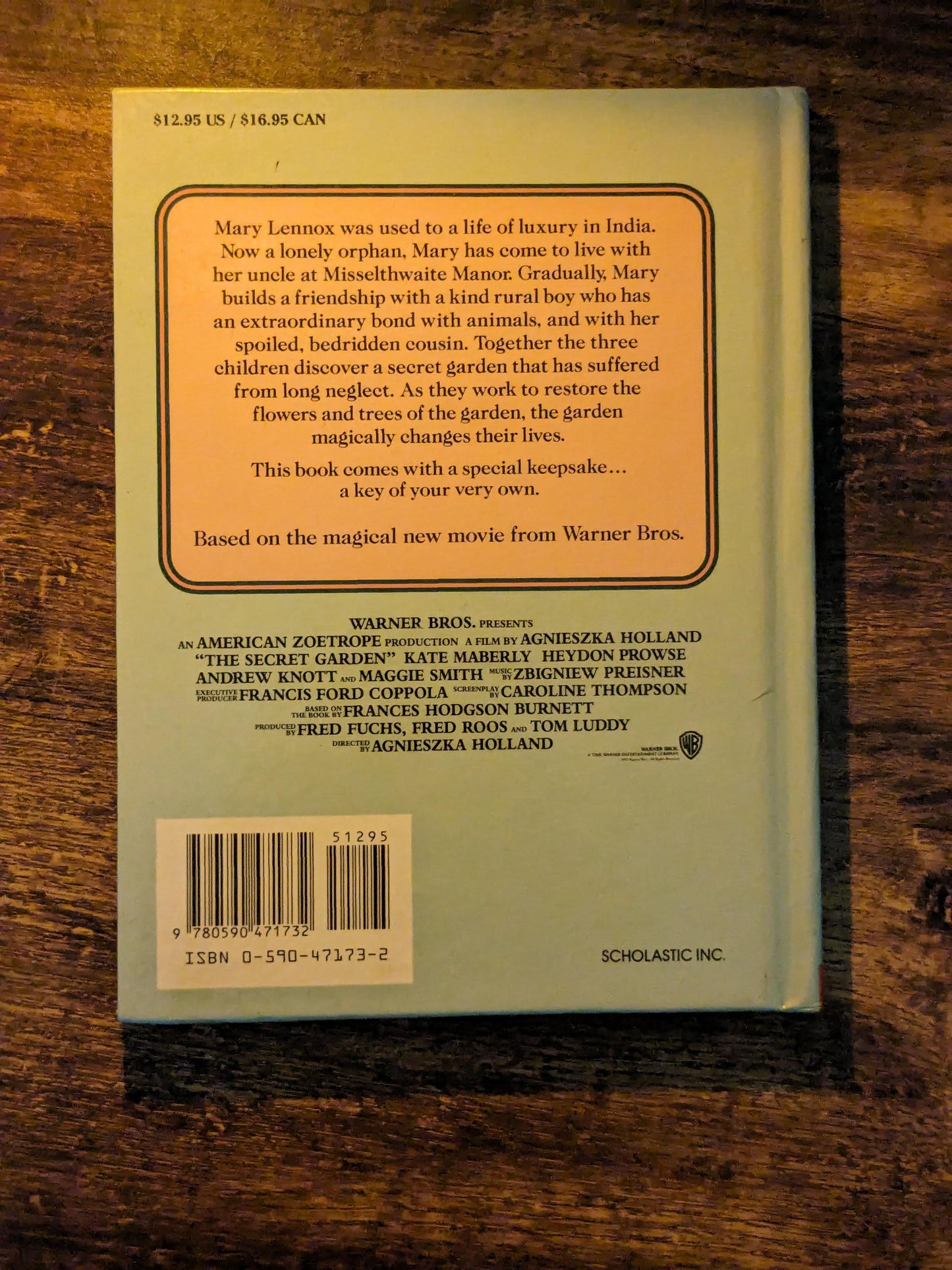 Secret Garden, The (First Scholastic Edition Hardcover) by Frances Hodgson Burnett