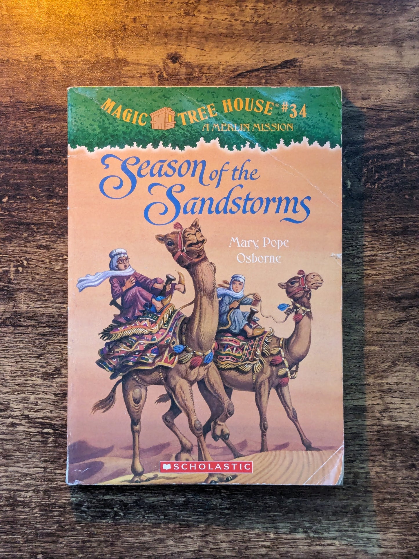 Season of the Sandstorms (Magic Tree House #34) by Mary Pope Osborne - Vintage Paperback