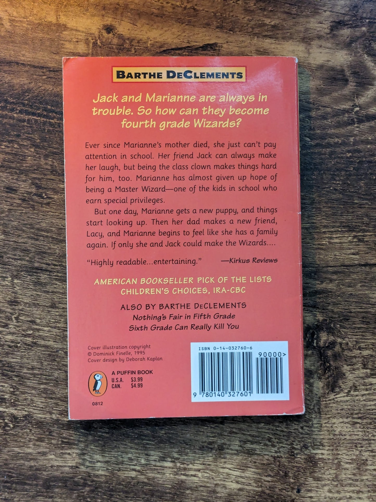 Fourth Grade Wizards, The (Vintage Paperback) by Barthe DeClements