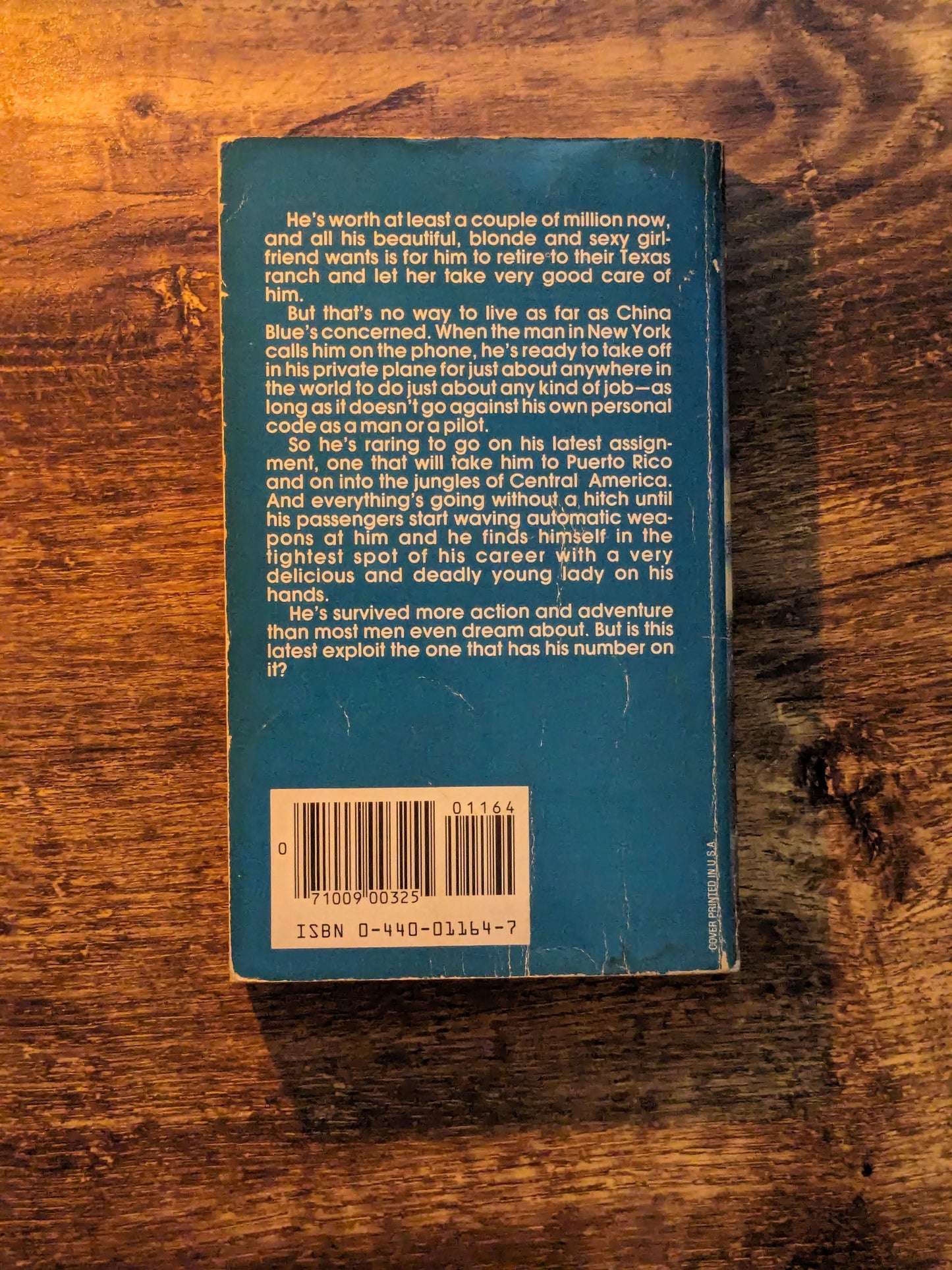 CHINA BLUE (Rare Vintage Paperback) by Giles Tippette