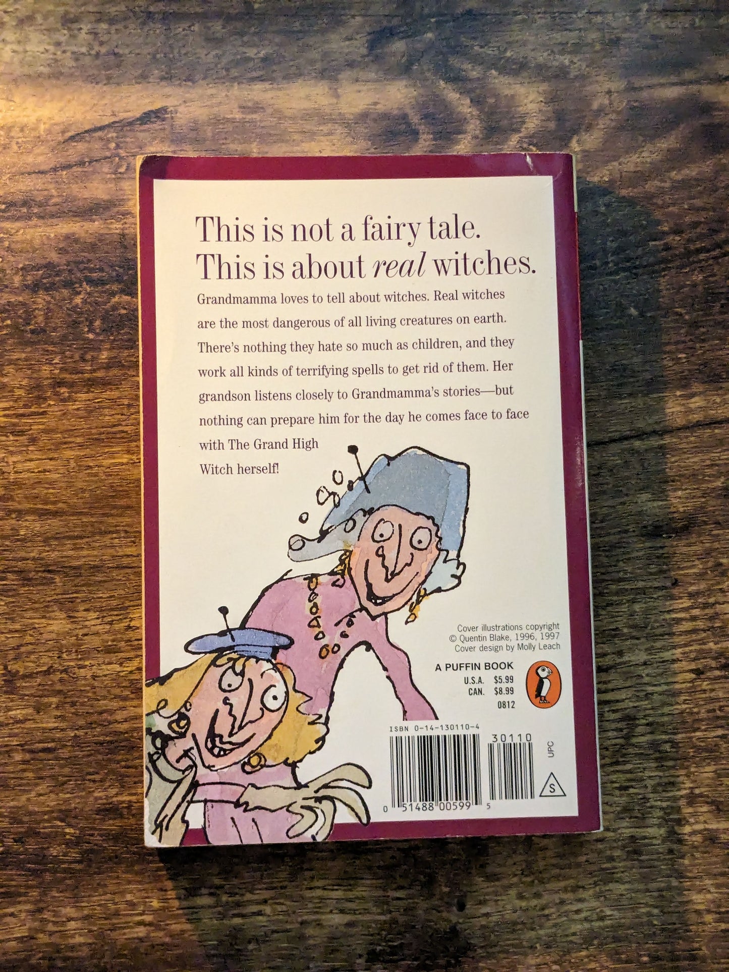 Witches, The (Vintage Paperback) by Roald Dahl