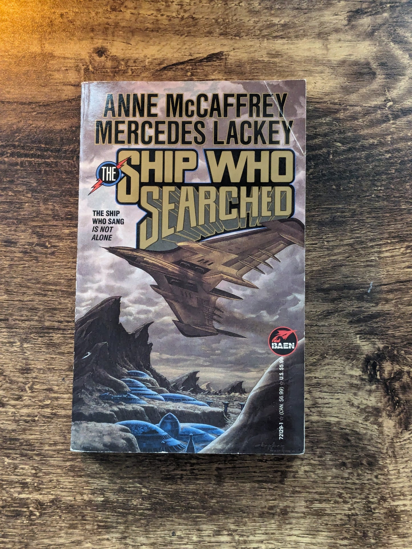 Ship Who Searched, The (Brainship #3) by Anne McCaffrey & Mercedes Lackey - Vintage Paperback