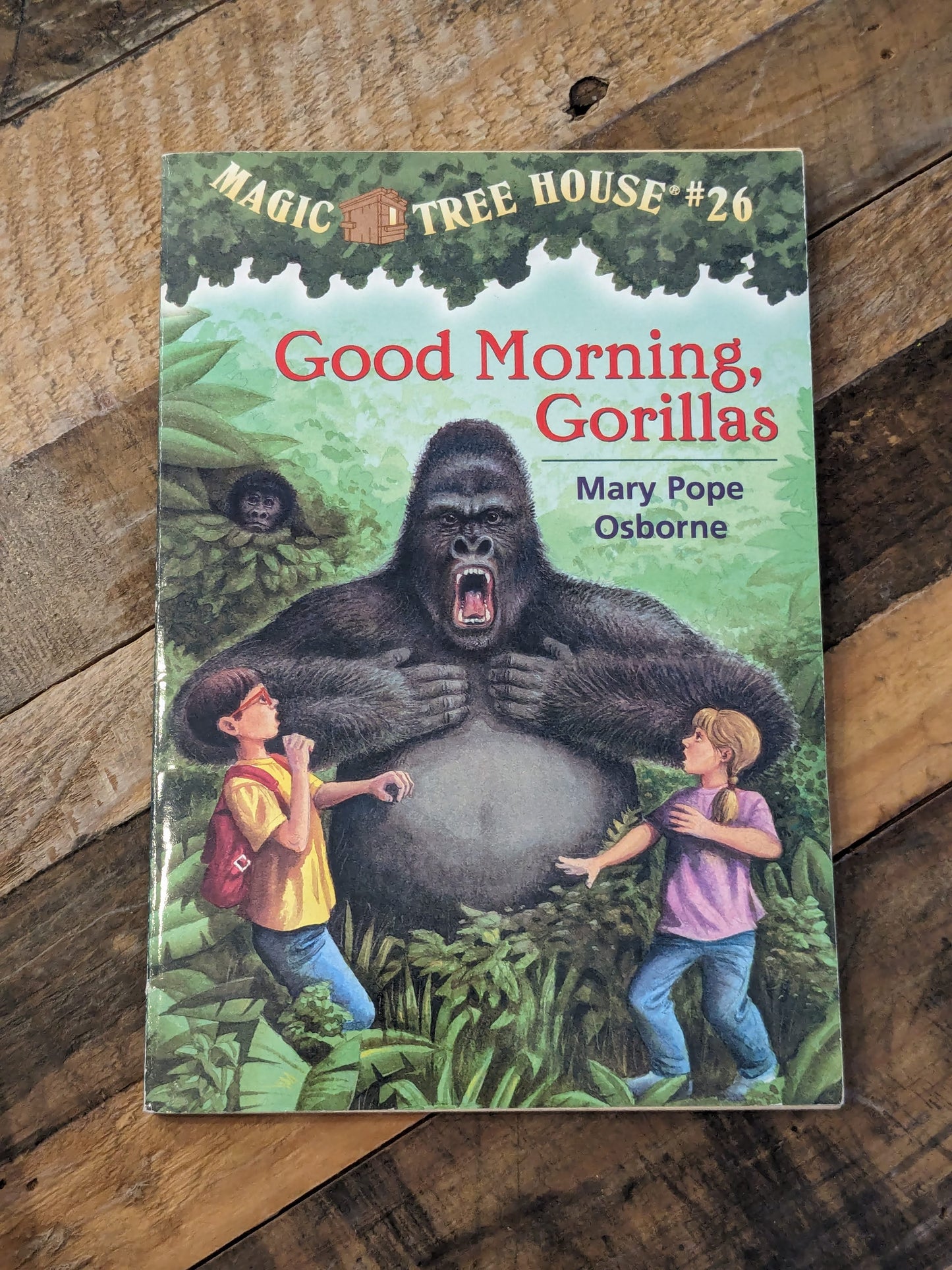 Good Morning, Gorillas (Magic Tree House #26) by Mary Pope Osborne - Vintage Paperback