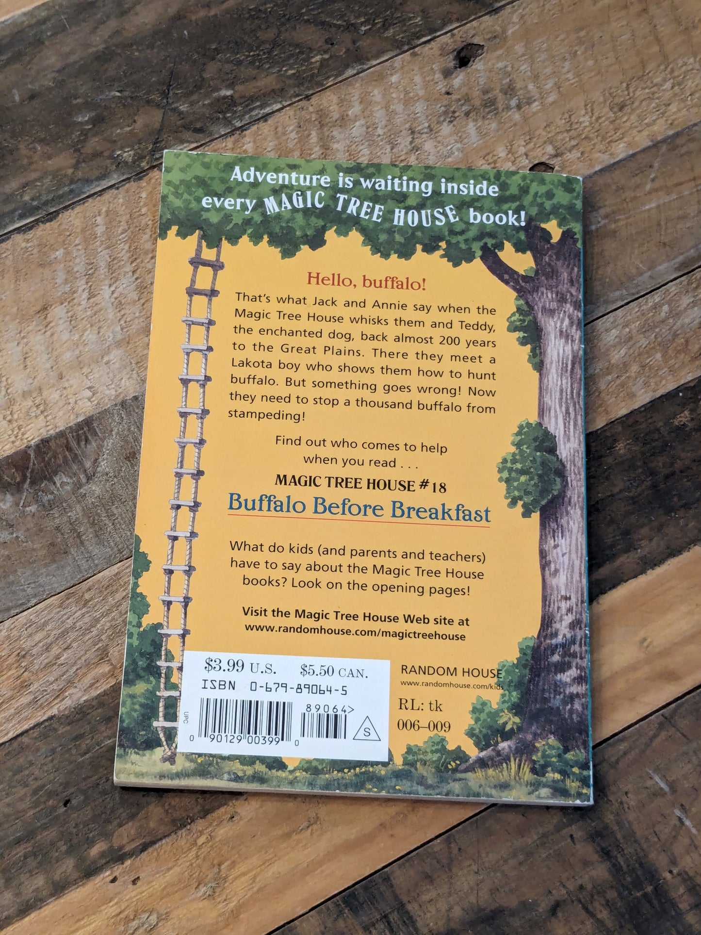 Buffalo Before Breakfast (Magic Tree House #18) by Mary Pope Osborne - Paperback