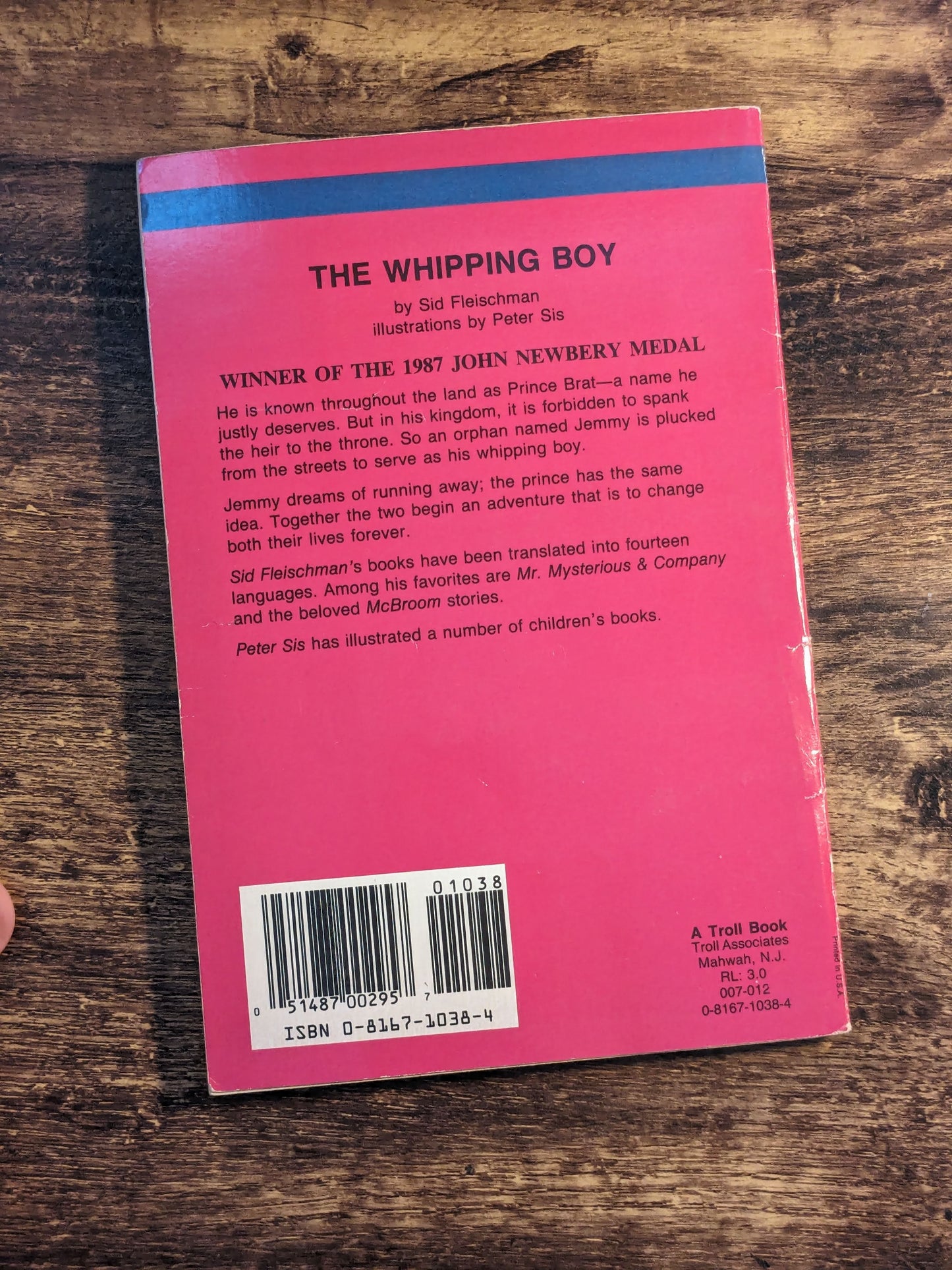 Whipping Boy, The (Vintage Paperback) by Sid Fleishman