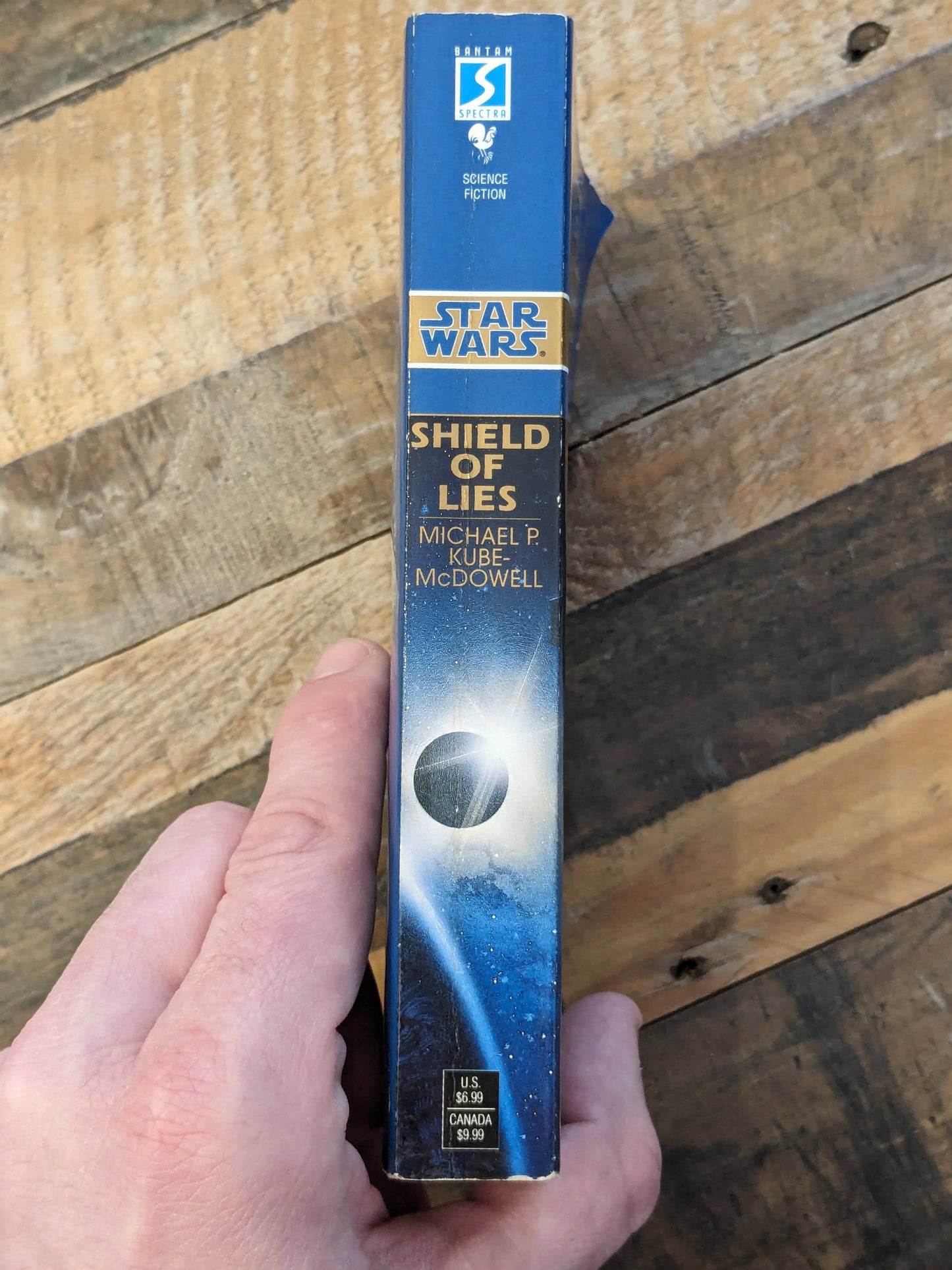 Shield of Lies (Star Wars Black Fleet Crisis #2) by Michael P. Kube-McDowell - Vintage Paperback