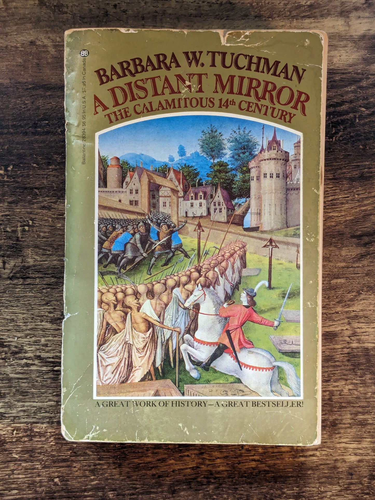 Distant Mirror, A: The Calamitous 14th Century by Barbara W. Tuchman - 1978 Vintage Paperback