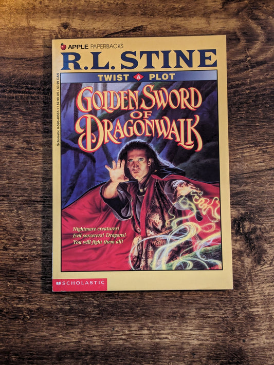 Golden Sword of Dragonwalk (Twist-A-Plot) by R.L. Stine - Vintage Paperback