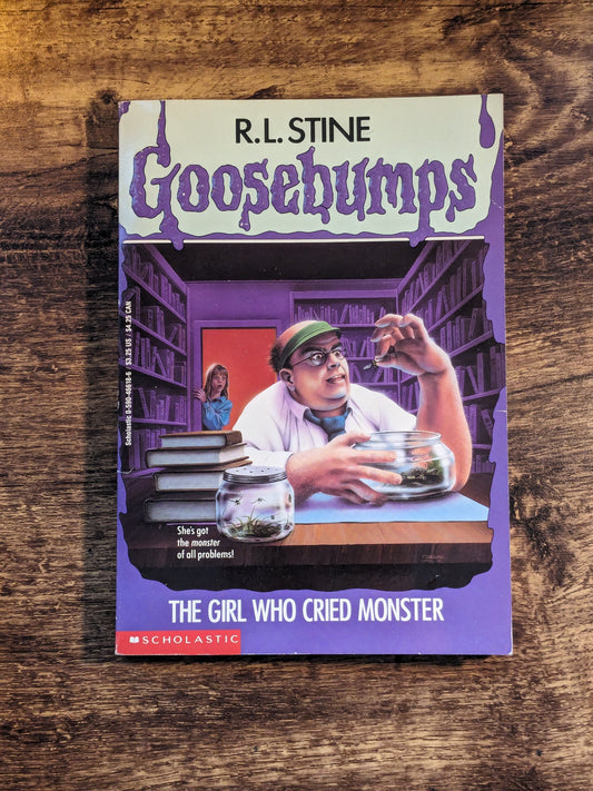 Girl Who Cried Monster, The (Goosebumps #8) R.L. Stine Vintage Paperback