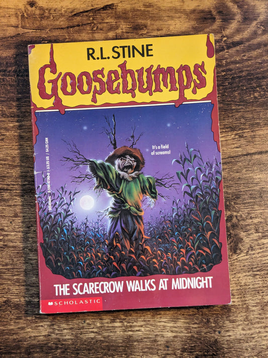 Scarecrow Walks at Midnight, The (Goosebumps #20) R.L. Stine Vintage Paperback