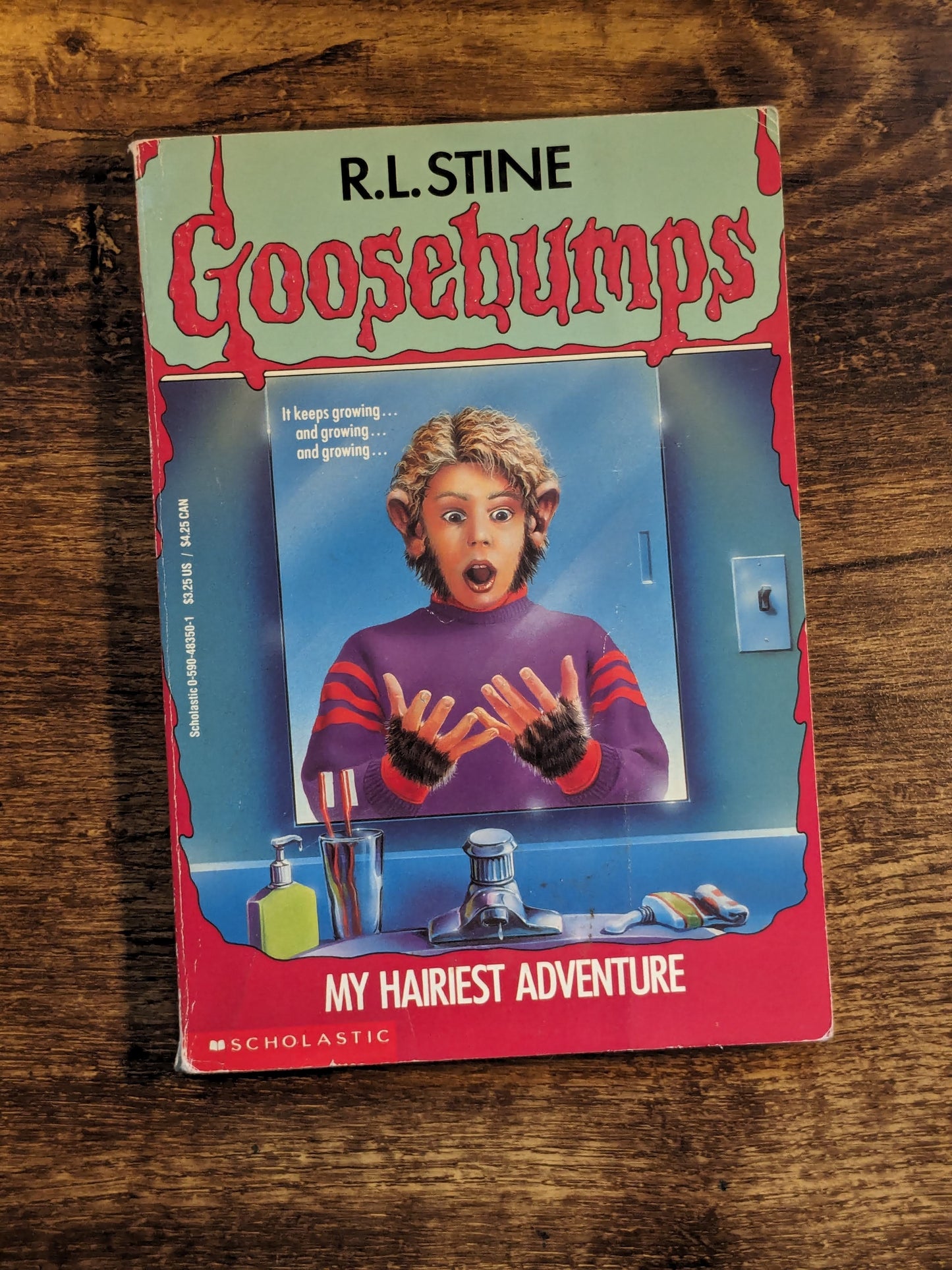 My Hairiest Adventure (Goosebumps #26) R.L. Stine Vintage Paperback