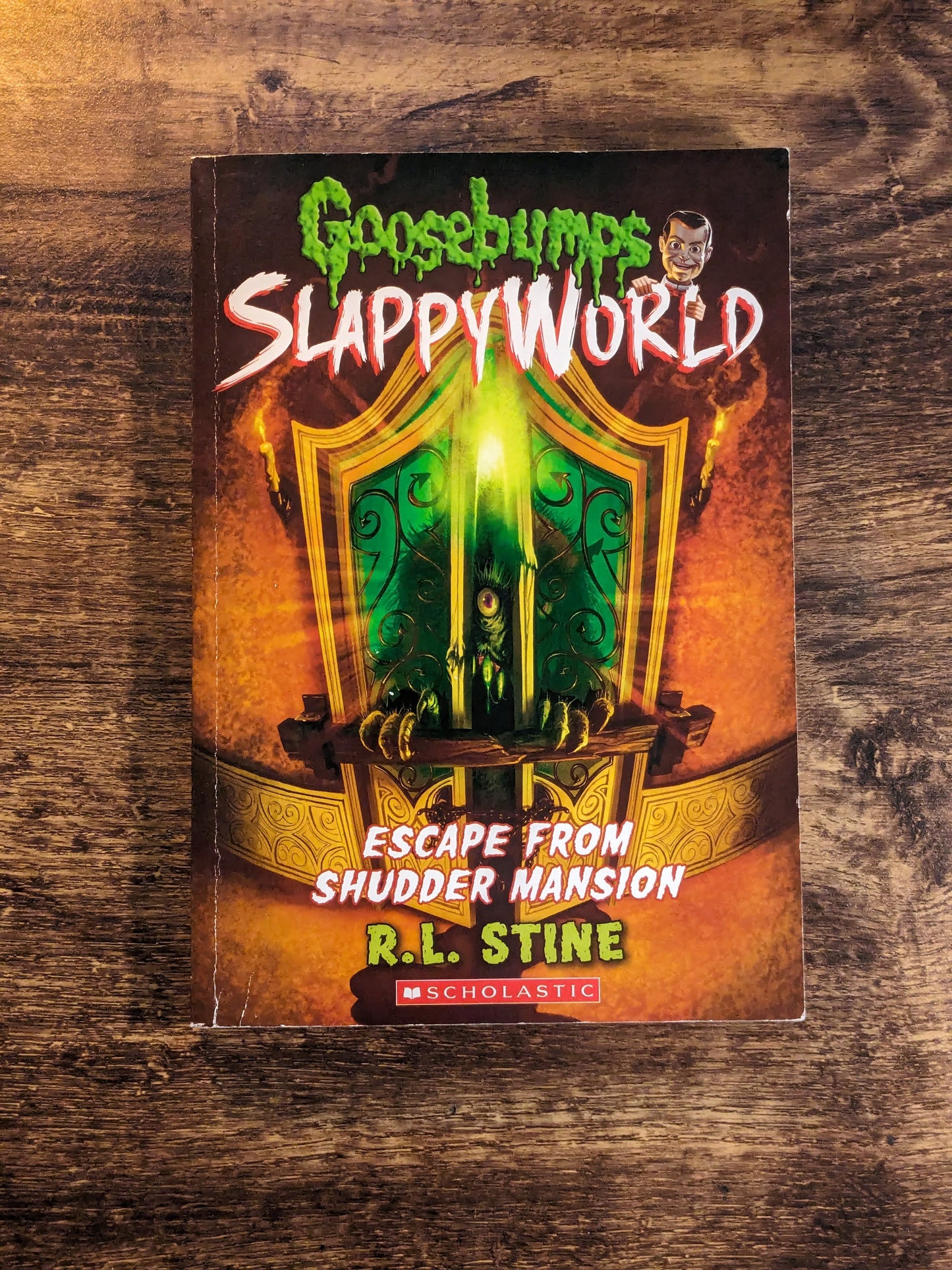 Escape from Shudder Mansion (Goosebumps Slappyworld #5) by R.L. Stine - Paperback