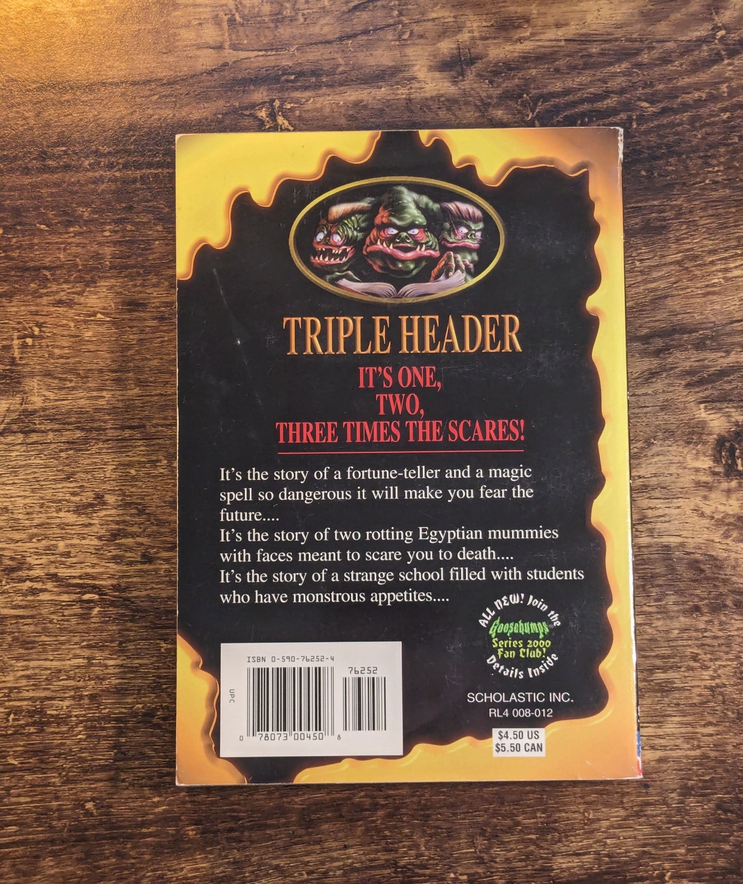 Goosebumps Triple Header #2 (Vintage Paperback) by R.L. Stine