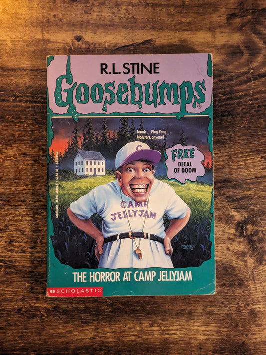 Horror at Camp Jellyjam, The (Goosebumps #33) by R.L. Stine - Vintage Paperback