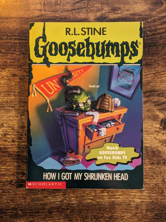 How I Got My Shrunken Head (Goosebumps #39) by R.L. Stine - Vintage Paperback