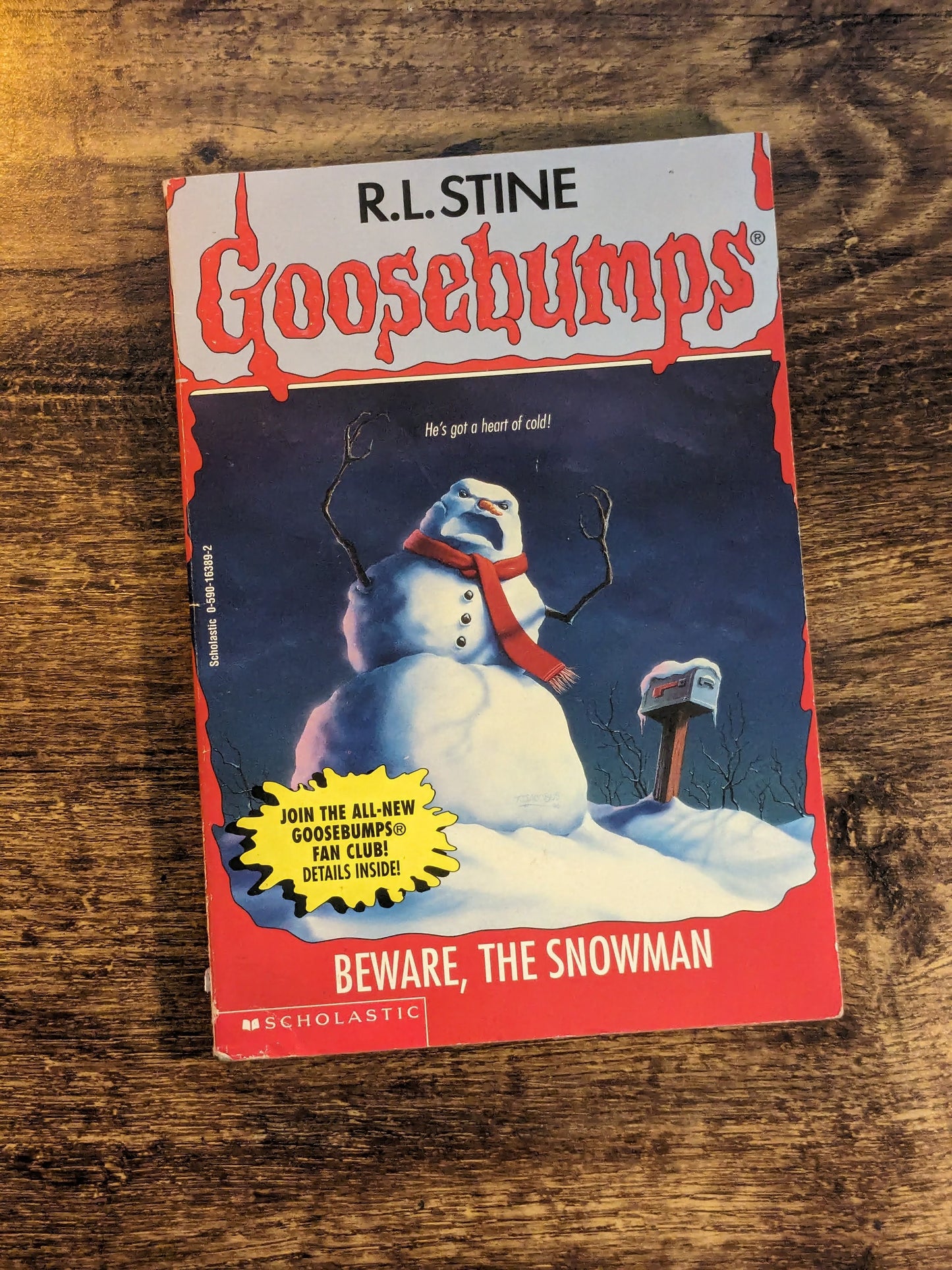 Beware, The Snowman (Goosebumps #51) by R.L. Stine - Vintage Paperback