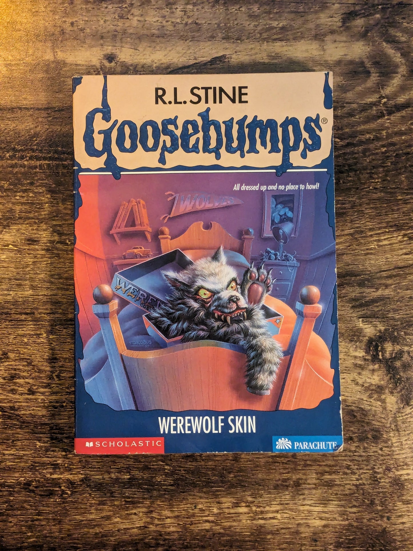 Werewolf Skin (Goosebumps #60) by R.L. Stine - Vintage Paperback