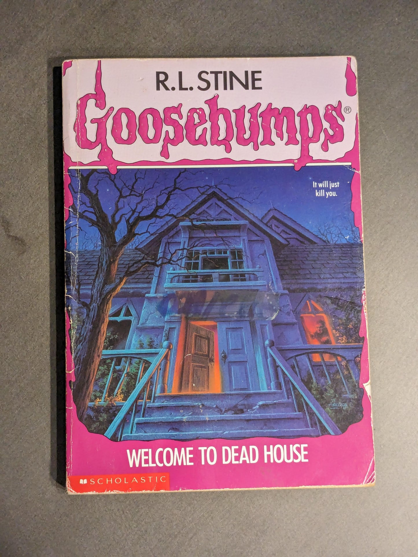 Welcome to Dead House (Goosebumps #1) R.L. Stine - Original Print