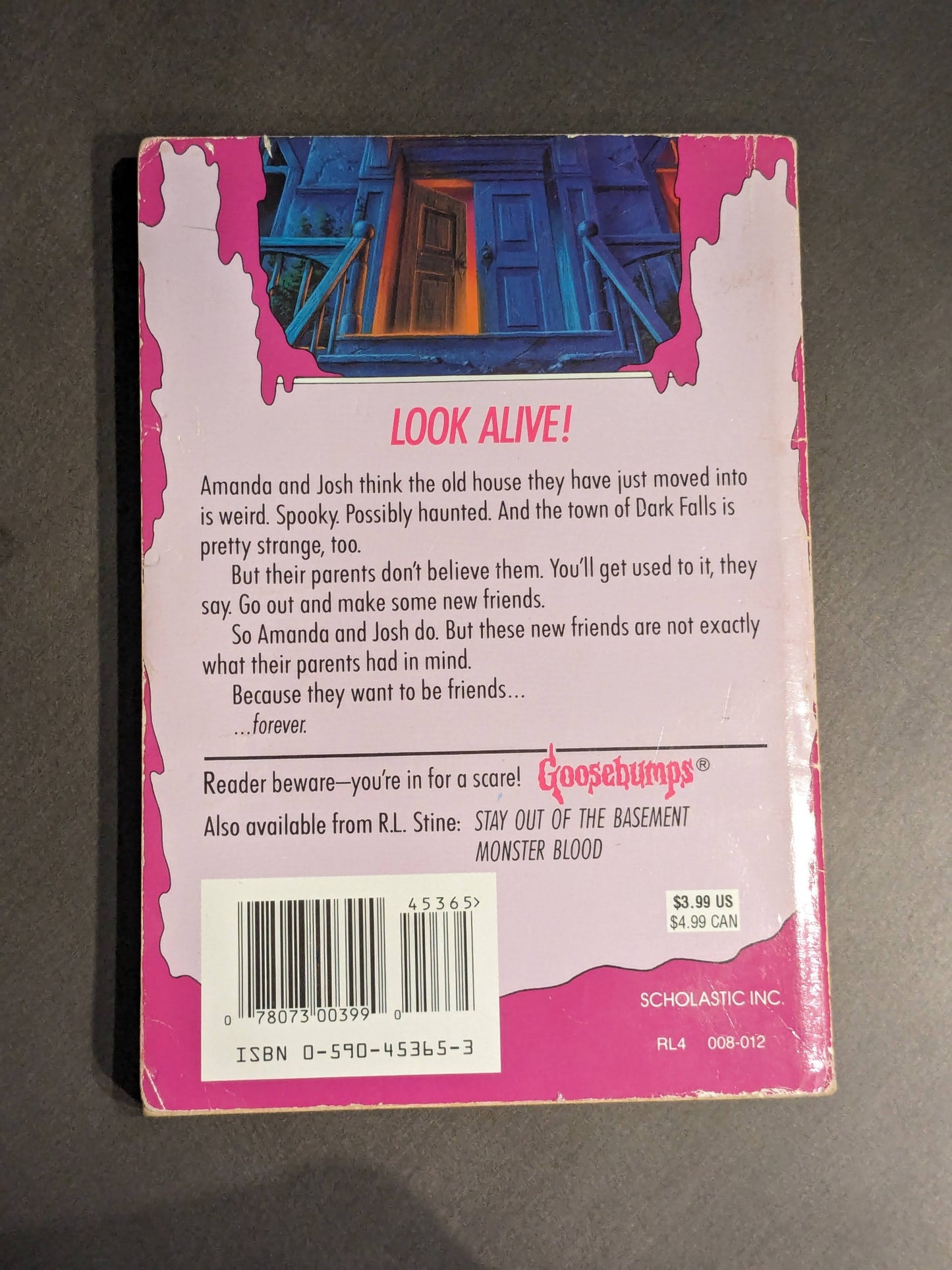 Welcome to Dead House (Goosebumps #1) R.L. Stine - Original Print