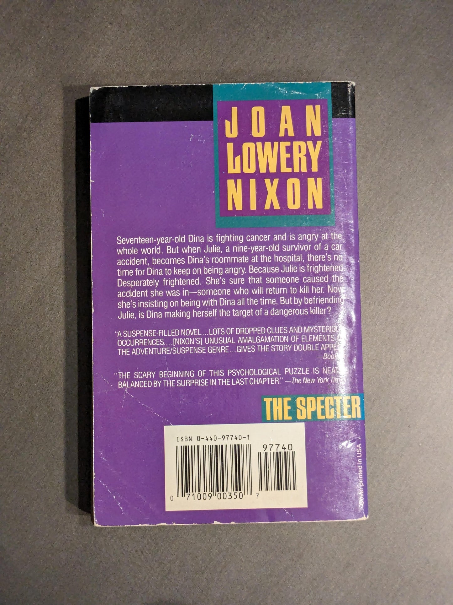 Specter, The (Vintage Paperback) by Joan Lowery Nixon