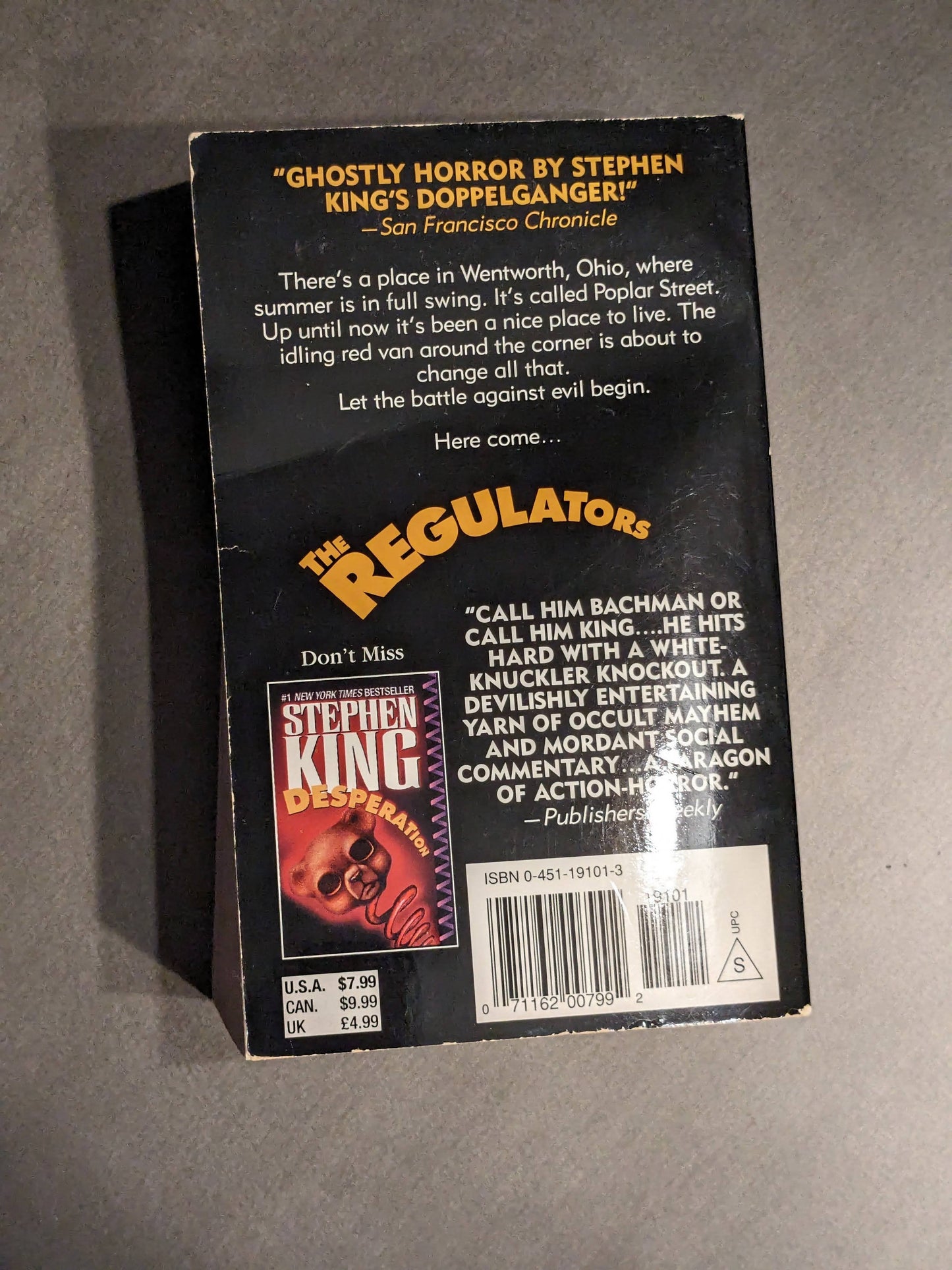 Regulators, The (Vintage Paperback) by Stephen King (as Richard Bachman)