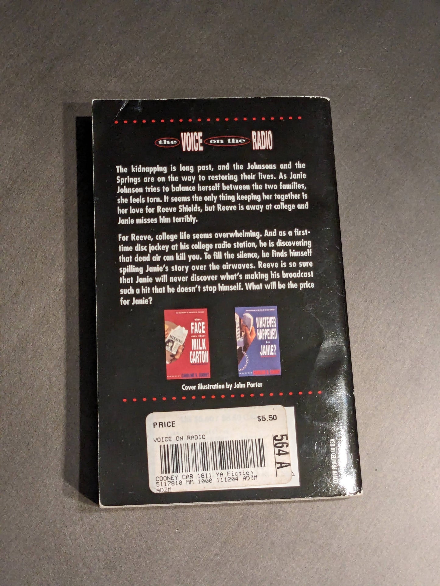 Voice on the Radio, The (Face on the Milk Carton Series) by Caroline B. Cooney - Vintage Paperback