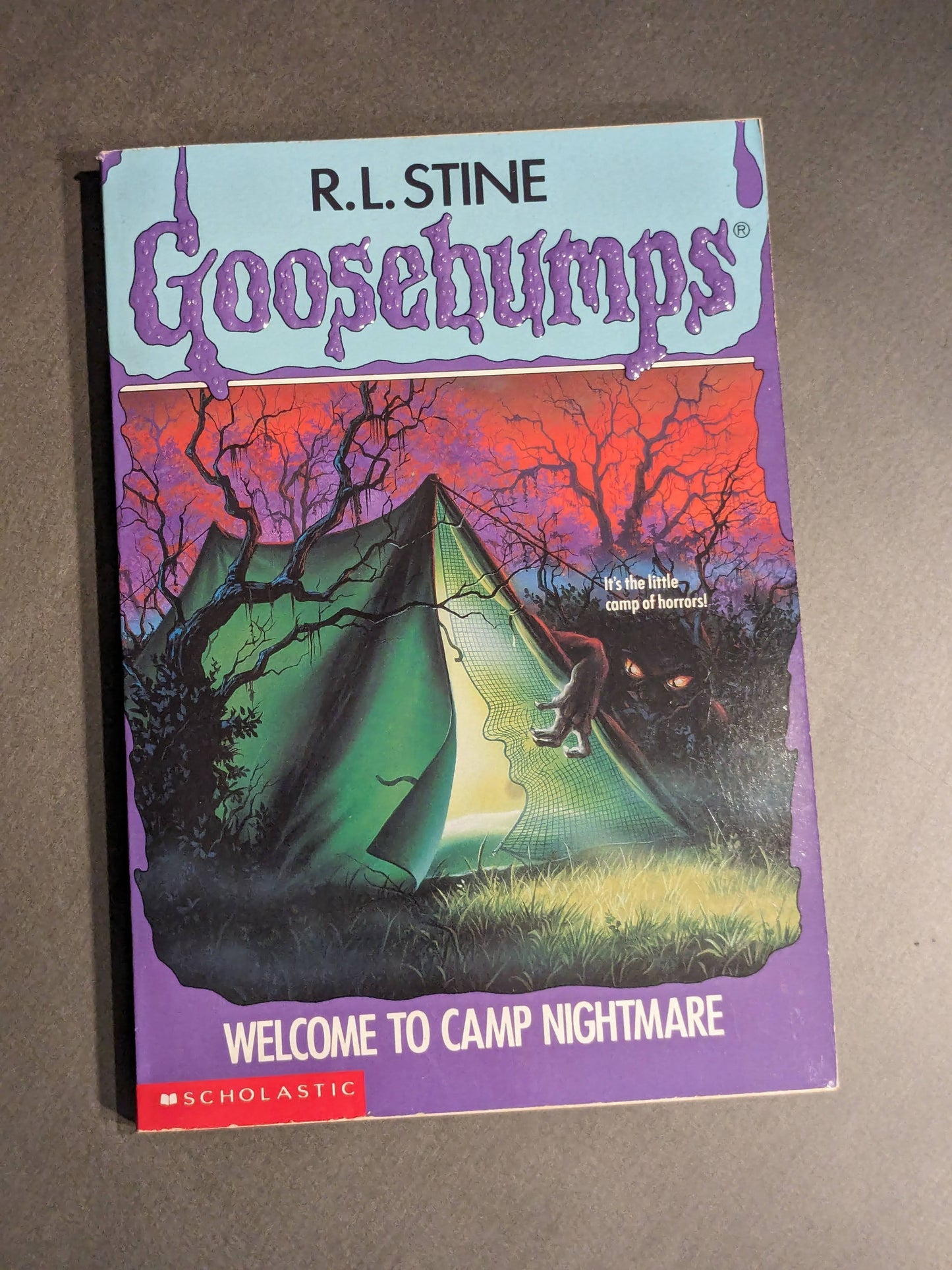 Welcome to Camp Nightmare (Goosebumps #9) R.L. Stine Vintage Paperback