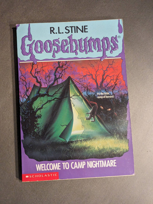 Welcome to Camp Nightmare (Goosebumps #9) R.L. Stine Vintage Paperback