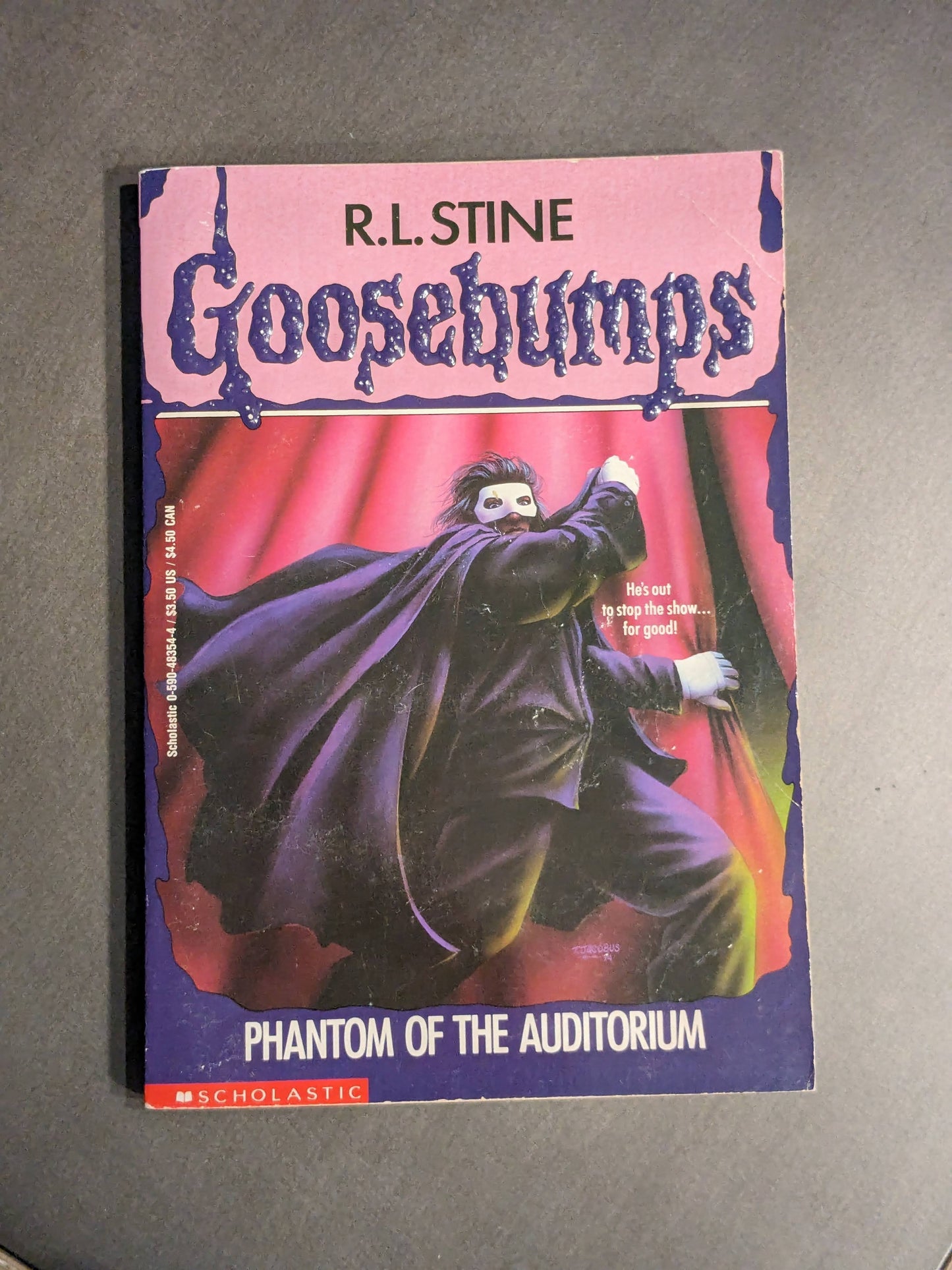 Phantom of the Auditorium (Goosebumps #24) R.L. Stine Vintage Paperback