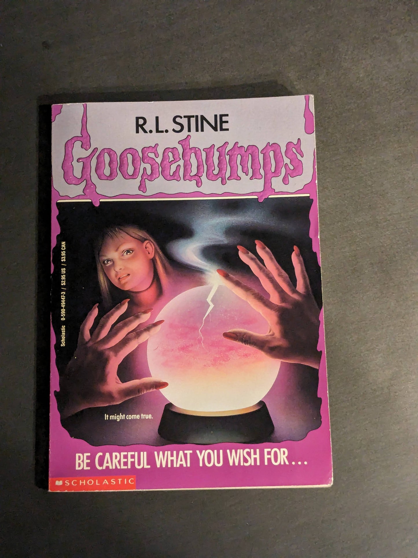 Be Careful What You Wish For (Goosebumps #12) R.L. Stine Vintage Paperback